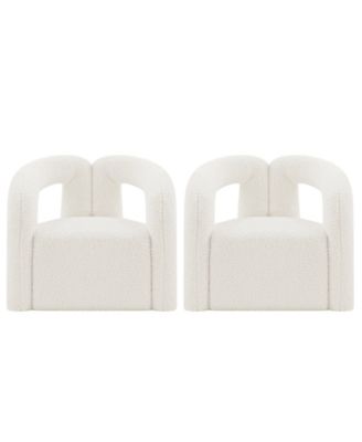 Darian 2-Piece Boucle Upholstered Lounge Chairs