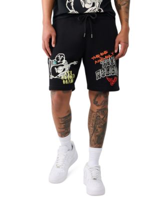 Men's Sloth Guitar Graphic Lightweight Shorts