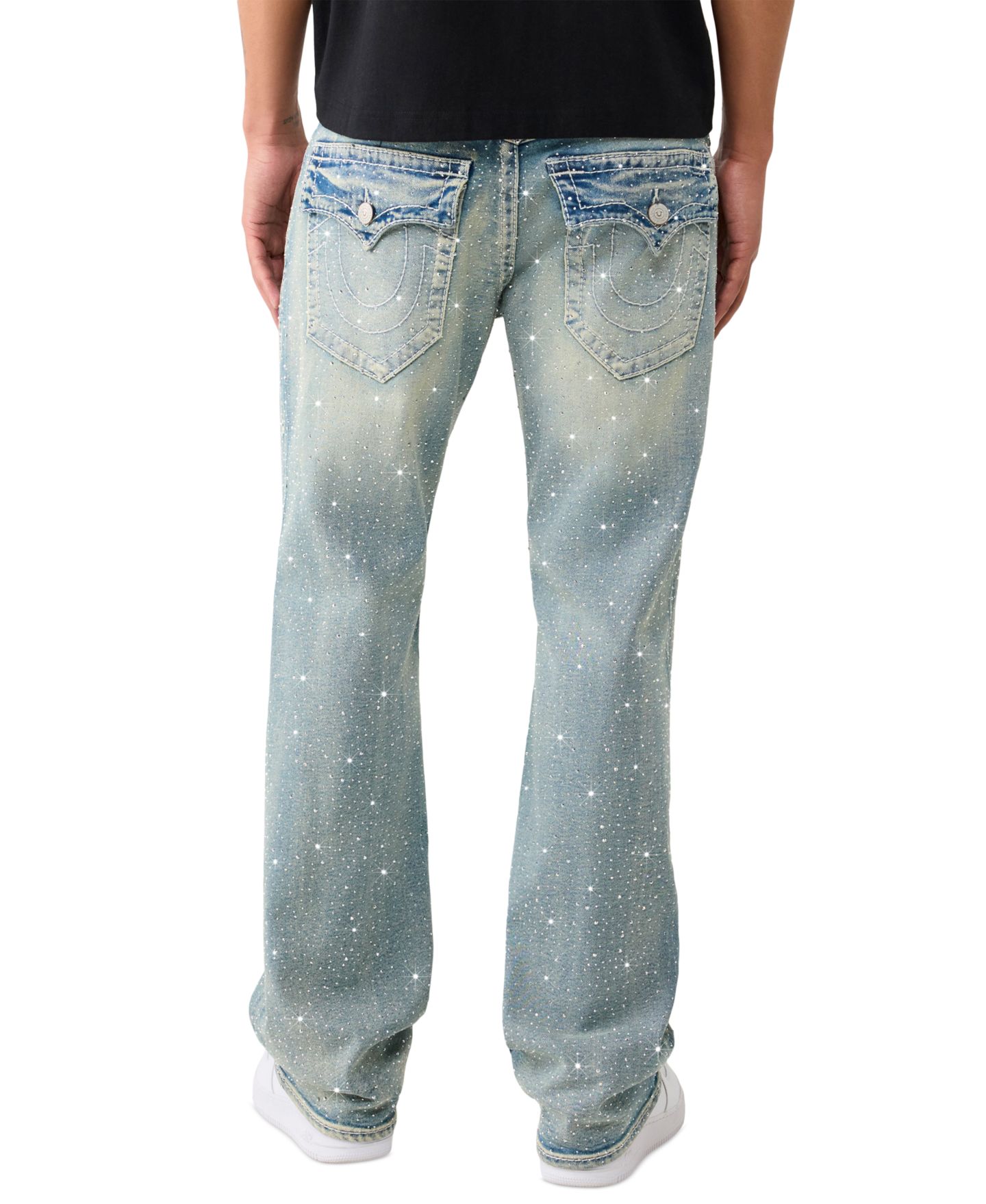 Мужские джинсы True Religion Slim-Fit Bootcut, цвет: Золотая светлая варка — фото 3