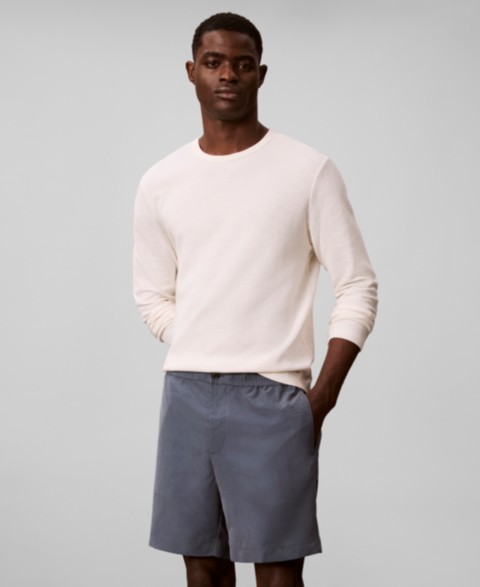 Мужские Calvin Klein Men's Modal Blend 7" Straight-Fit Shorts