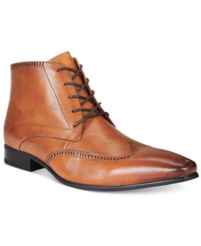 Bar III Men's Bryce Wing Tip Boots, Only at Macy's