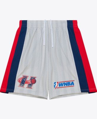 Men's Silver Houston Comets 1997 Court Origins Swingman Shorts