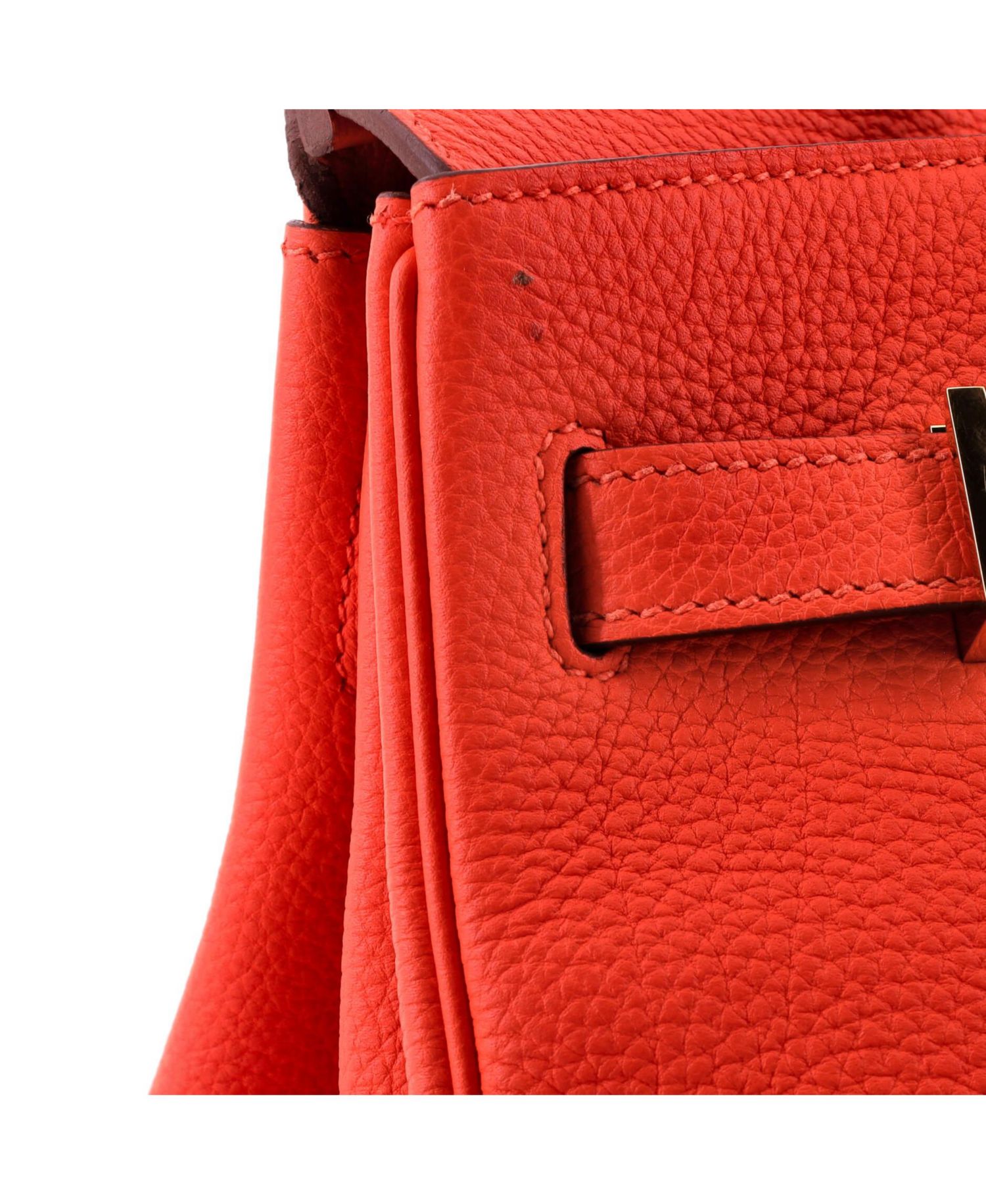 Birkin 30 Handbag Orange Togo with Gold Hardware