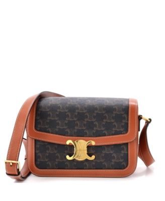 Medium Triomphe Shoulder Bag Triomphe Coated Canvas