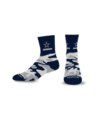Men's and Women's Dallas Cowboys Camo Cover Quarter-Length Socks