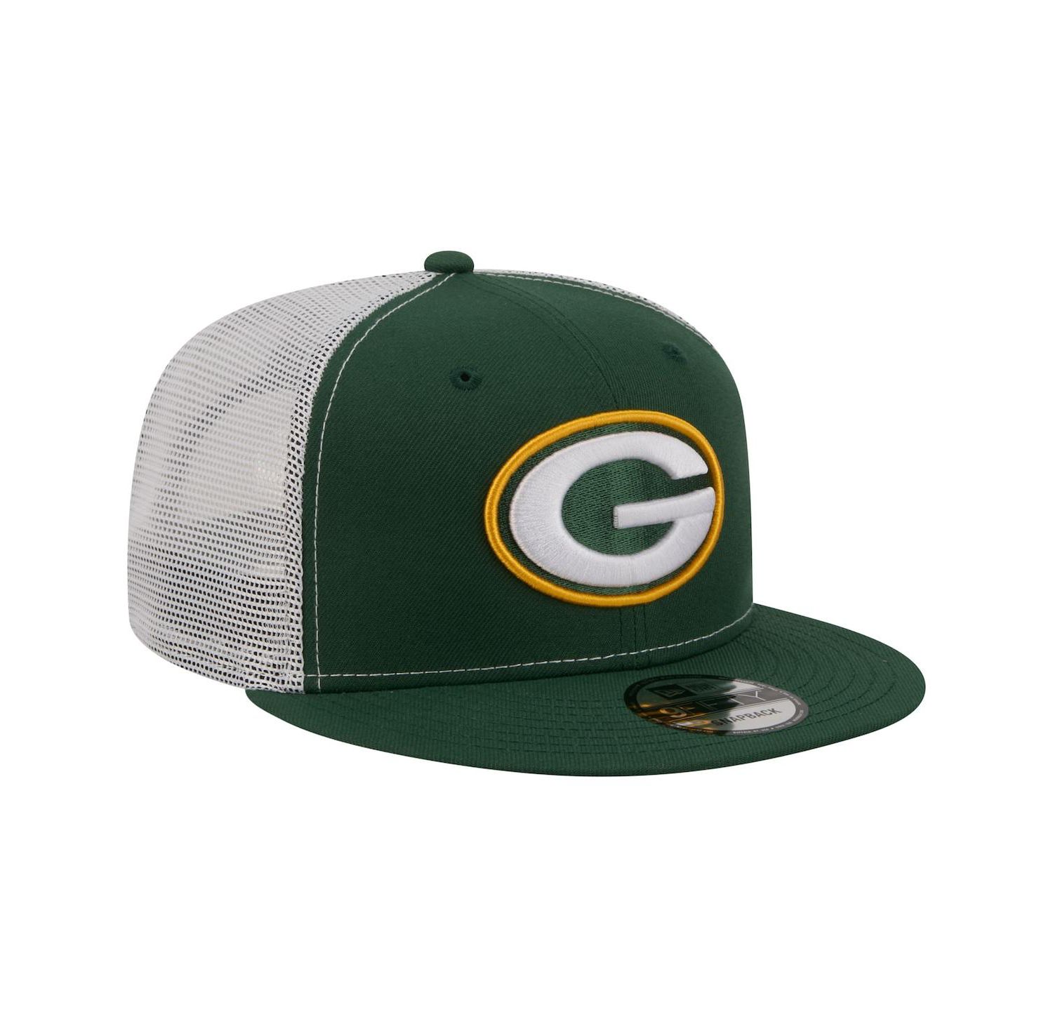 Men's Green Green Bay Packers Core Team 9FIFTY Trucker Snapback Hat