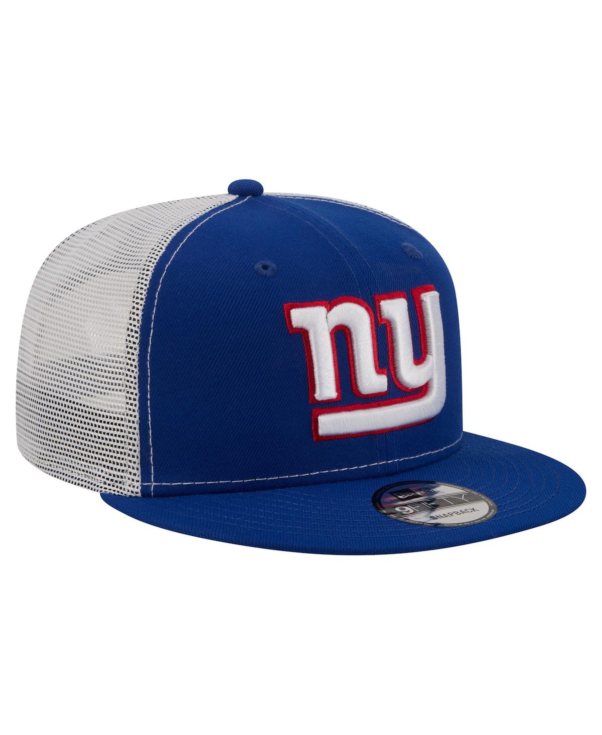 New Era Men's Royal New York Giants Core Team 9FIFTY Trucker Snapback Hat