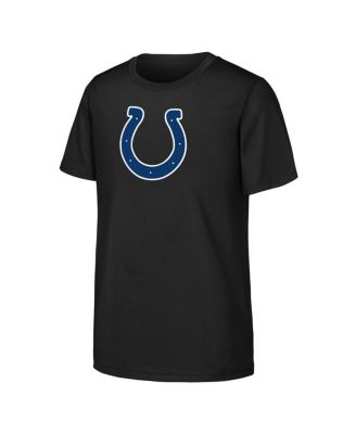 Big Boys and Girls Black Indianapolis Colts Primary Logo T-Shirt