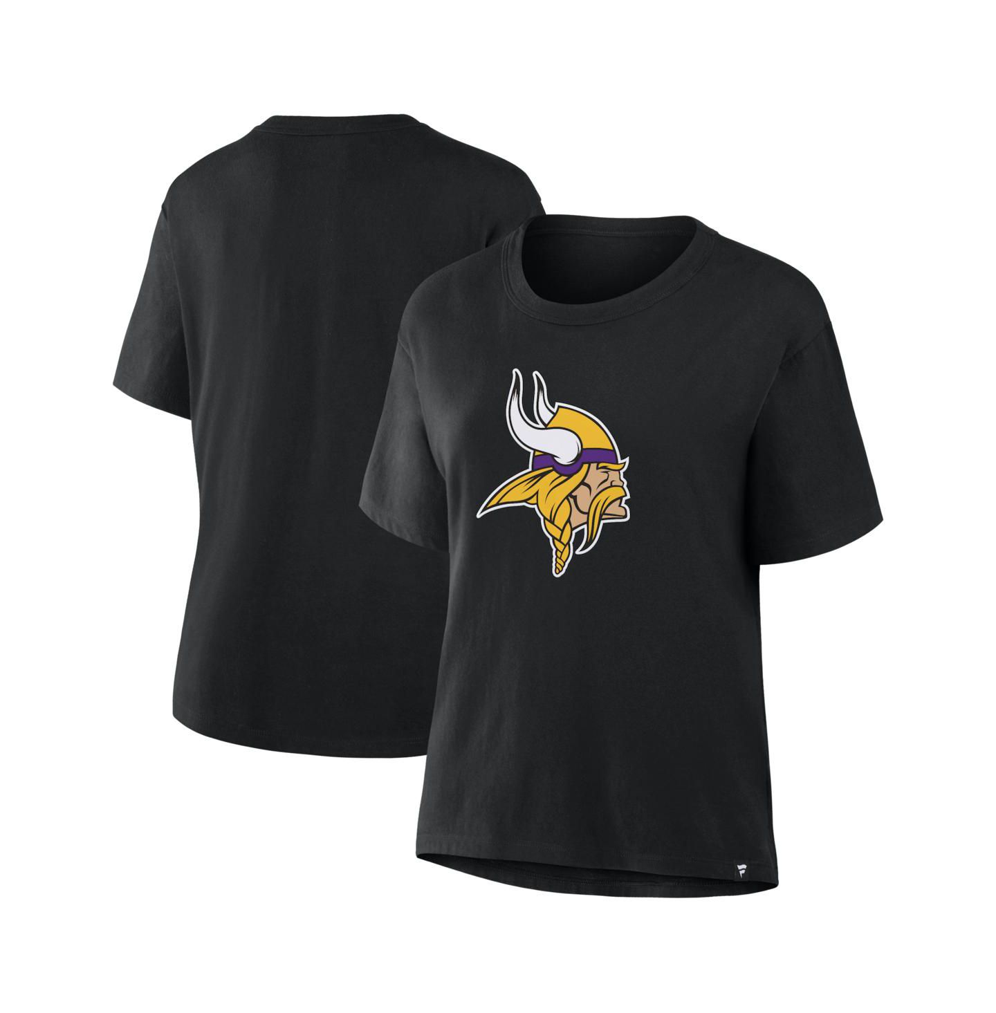 Женская футболка Fanatics Black Minnesota Vikings Essential Legacy — фото 1