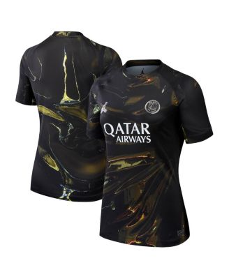 Women's Jordan Black Paris Saint-Germain 2025/26 Fifth Stadium Replica Jersey