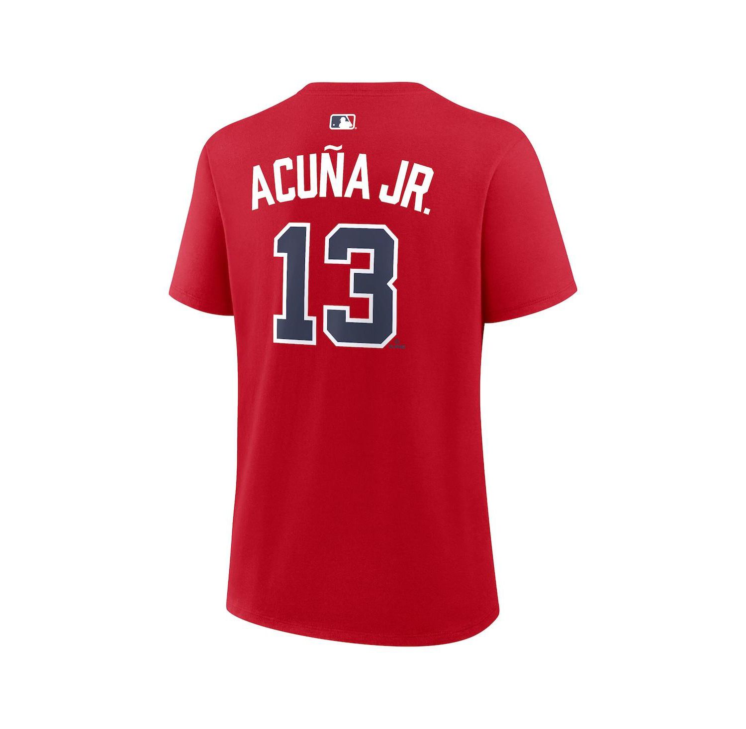 Women's Ronald Acu&ntilde;a Jr. Red Atlanta Braves Name & Number T-Shirt