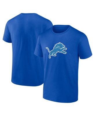 Men's Blue Detroit Lions Primary Logo T-Shirt