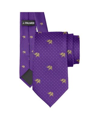 Men's Minnesota Vikings Game Day Polka Dot Tie