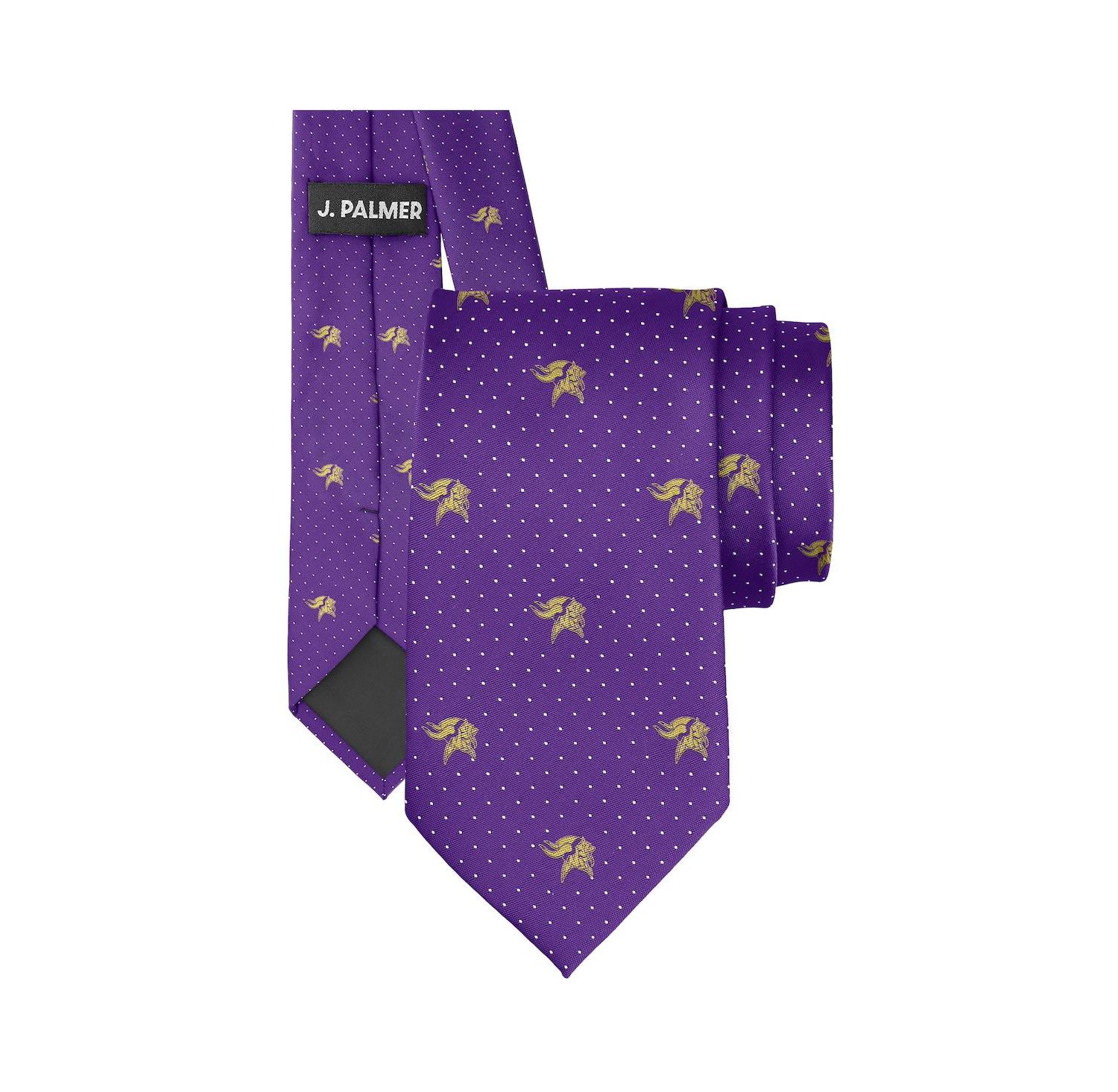 Men's Minnesota Vikings Game Day Polka Dot Tie