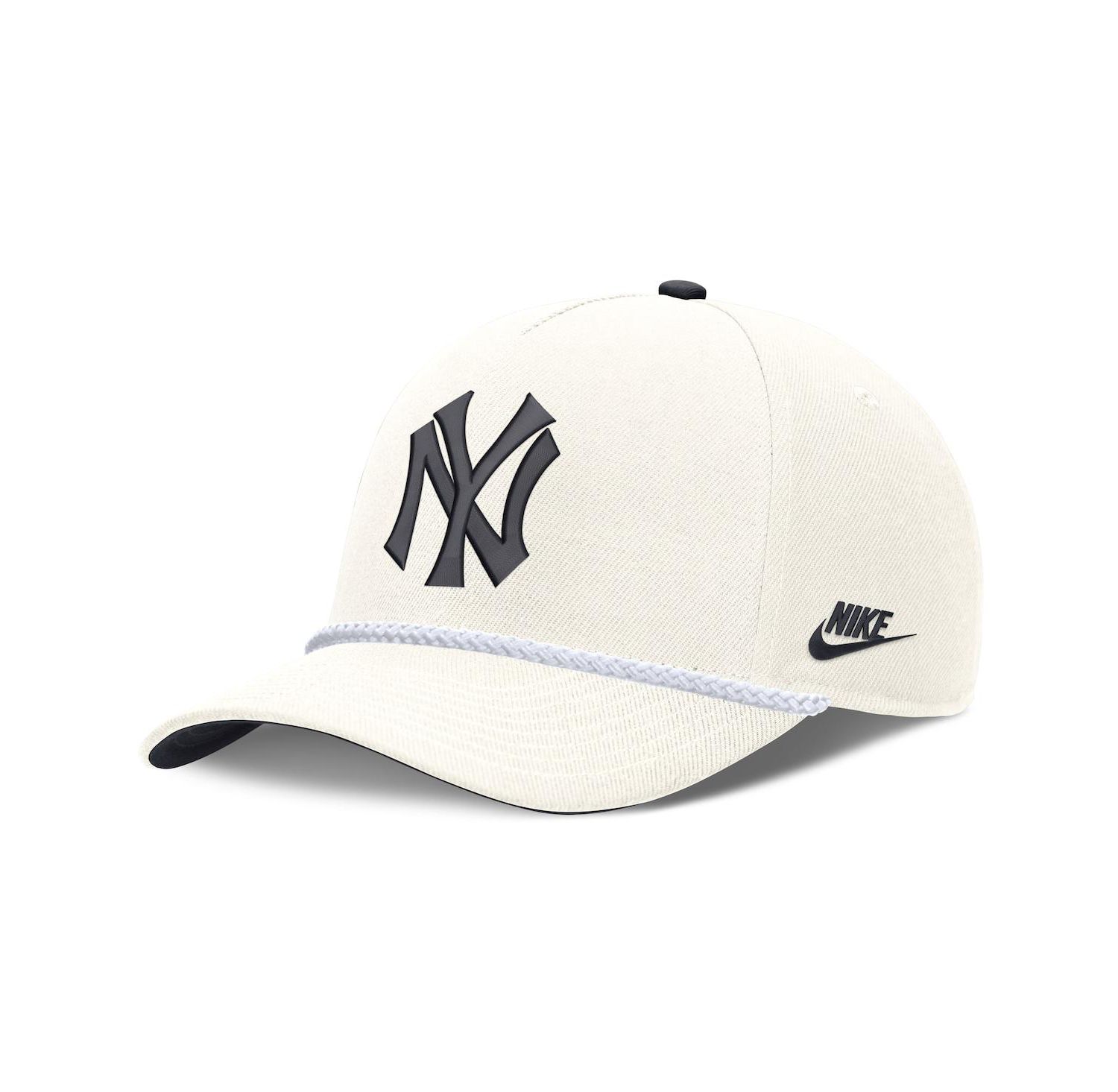 Men's Cream New York Yankees Cooperstown Rise Adjustable Hat