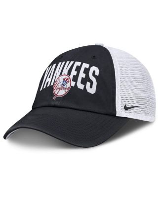 Men's Navy New York Yankees Primetime Club Adjustable Trucker Hat