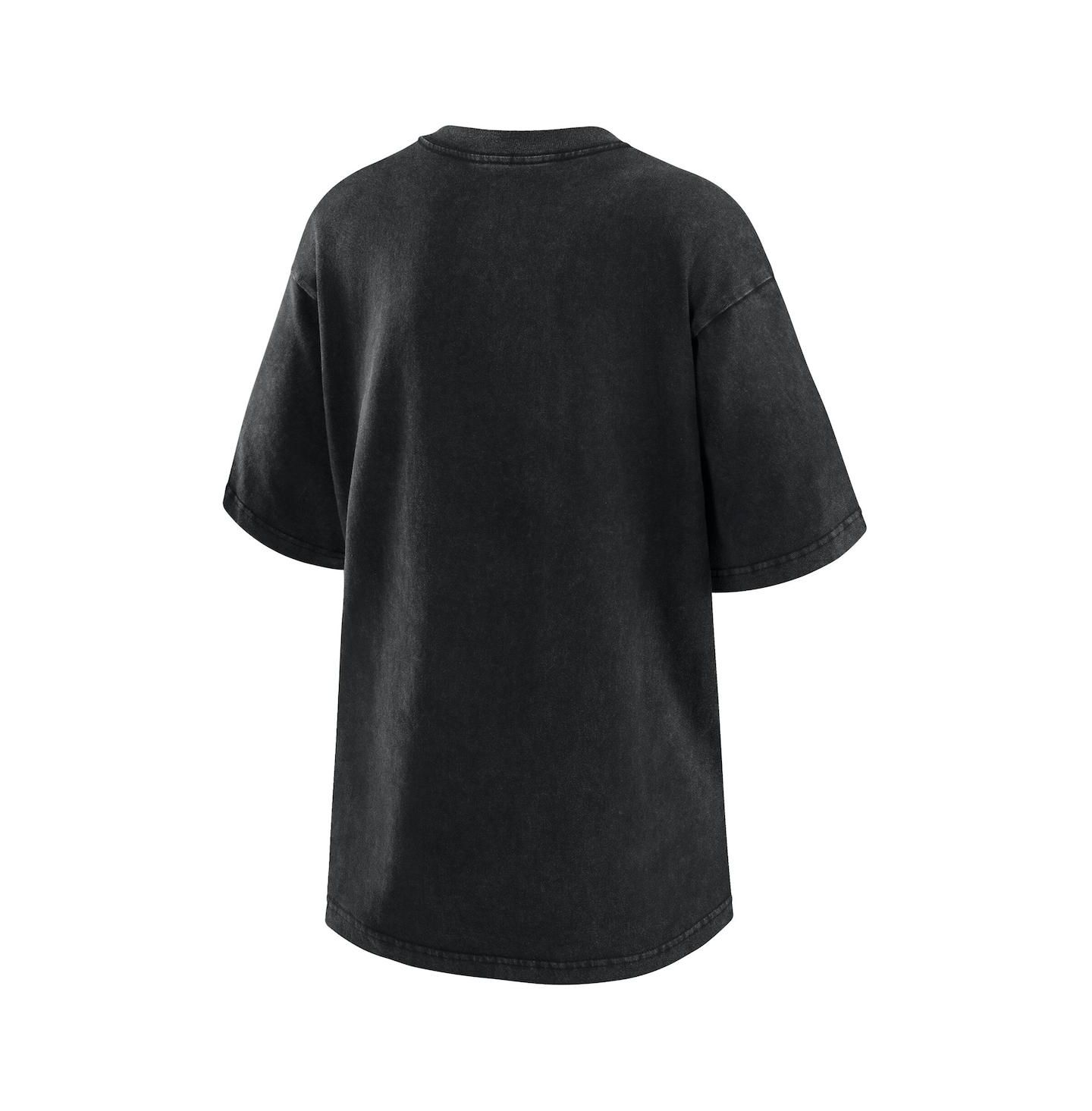 Женская футболка WEAR by Erin Andrews Black Minnesota Twins Oversized Boyfriend — фото 3