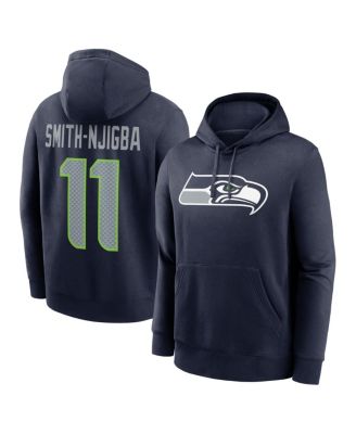 Men's Jaxon Smith-Njigba College Navy Seattle Seahawks Name & Number Hoodie