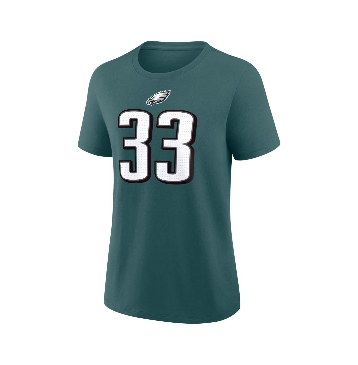 Женская футболка Nike Cooper DeJean Midnight Green Philadelphia Eagles Name & Number — фото 2