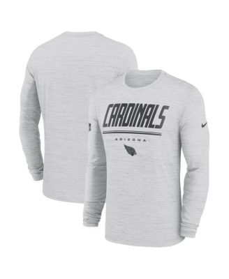 Men's White Arizona Cardinals Sideline Offensive Transition Velocity Dri-FIT Long Sleeve T-Shirt