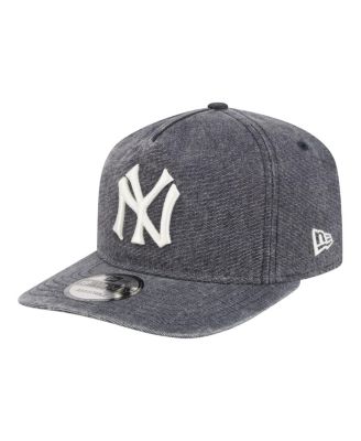 Men's Navy Heather New York Yankees Throwback Denim Classic 19TWENTY Adjustable Hat