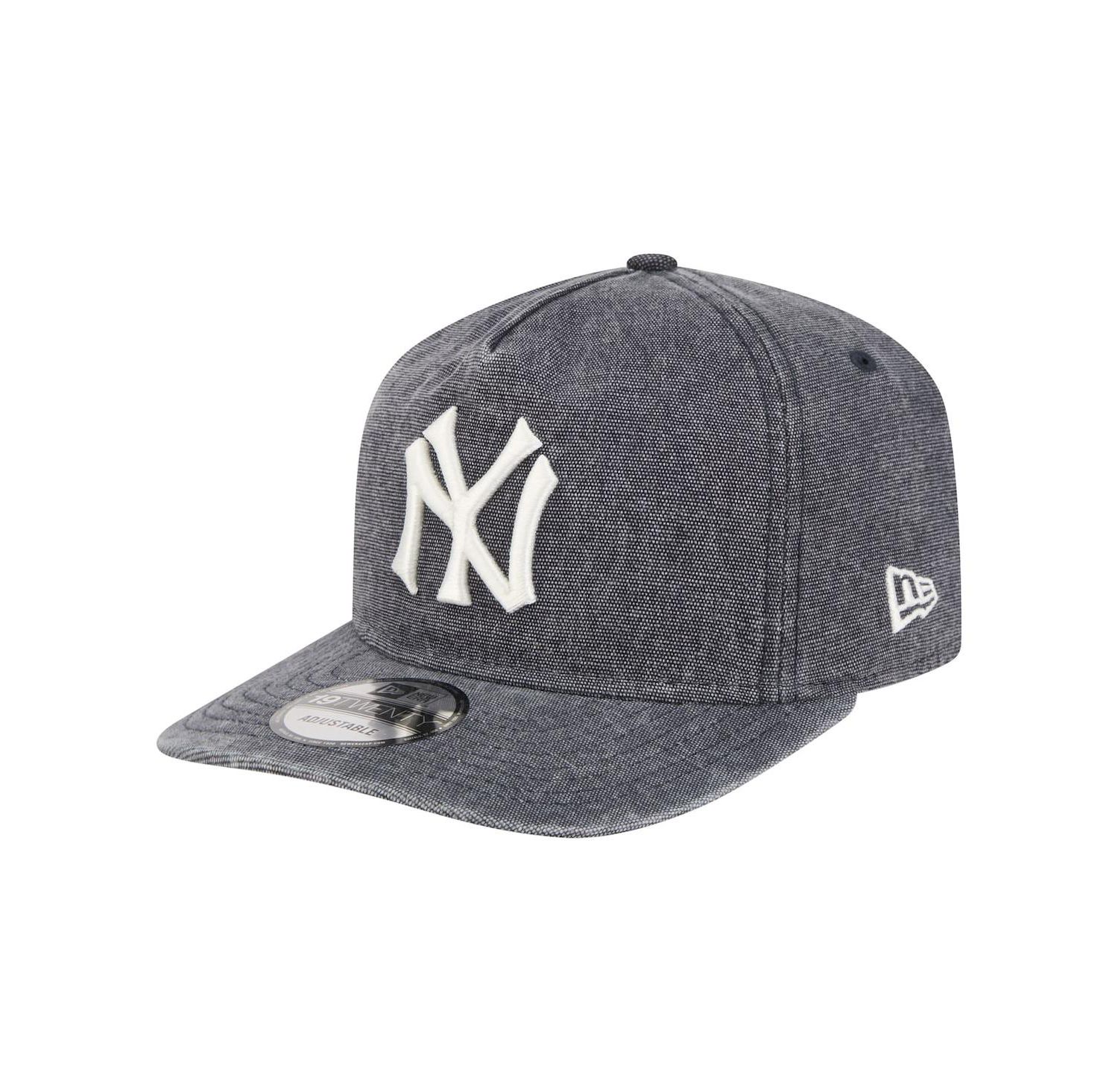 Men's Navy Heather New York Yankees Throwback Denim Classic 19TWENTY Adjustable Hat