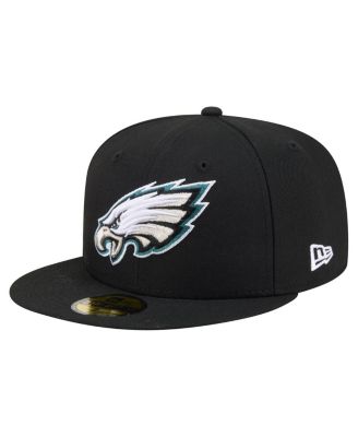 Men's Black Philadelphia Eagles 59FIFTY Fitted Hat