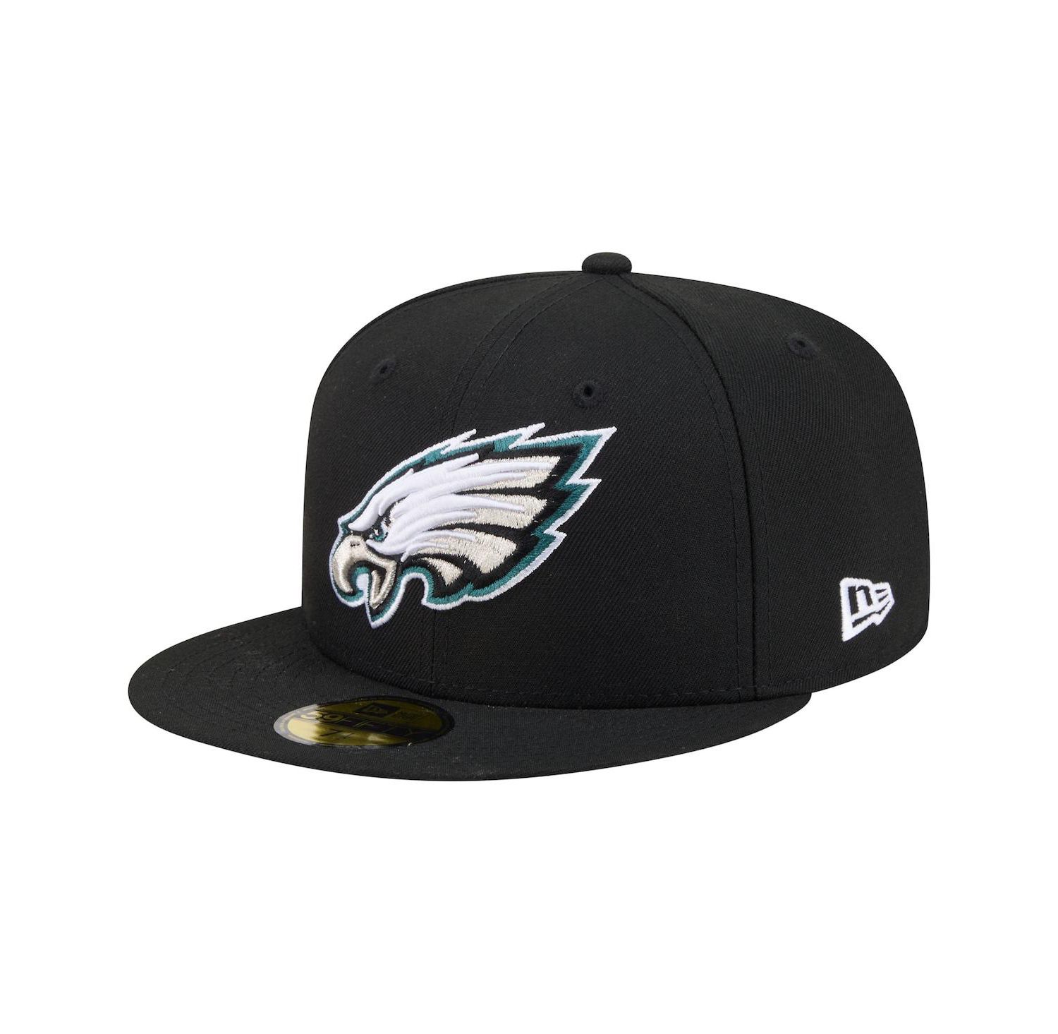 Men's Black Philadelphia Eagles 59FIFTY Fitted Hat