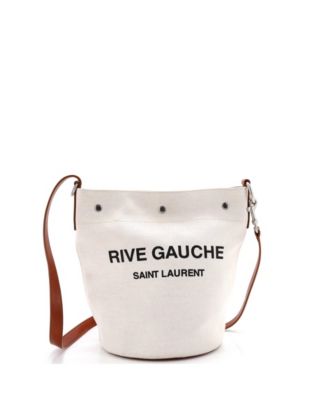 Rive Gauche Bucket Bag Canvas