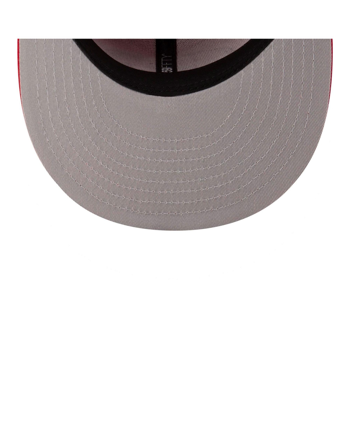 New Era Men's Scarlet San Francisco 49ers 80th Anniversary Side Patch 59FIFTY Fitted Hat
