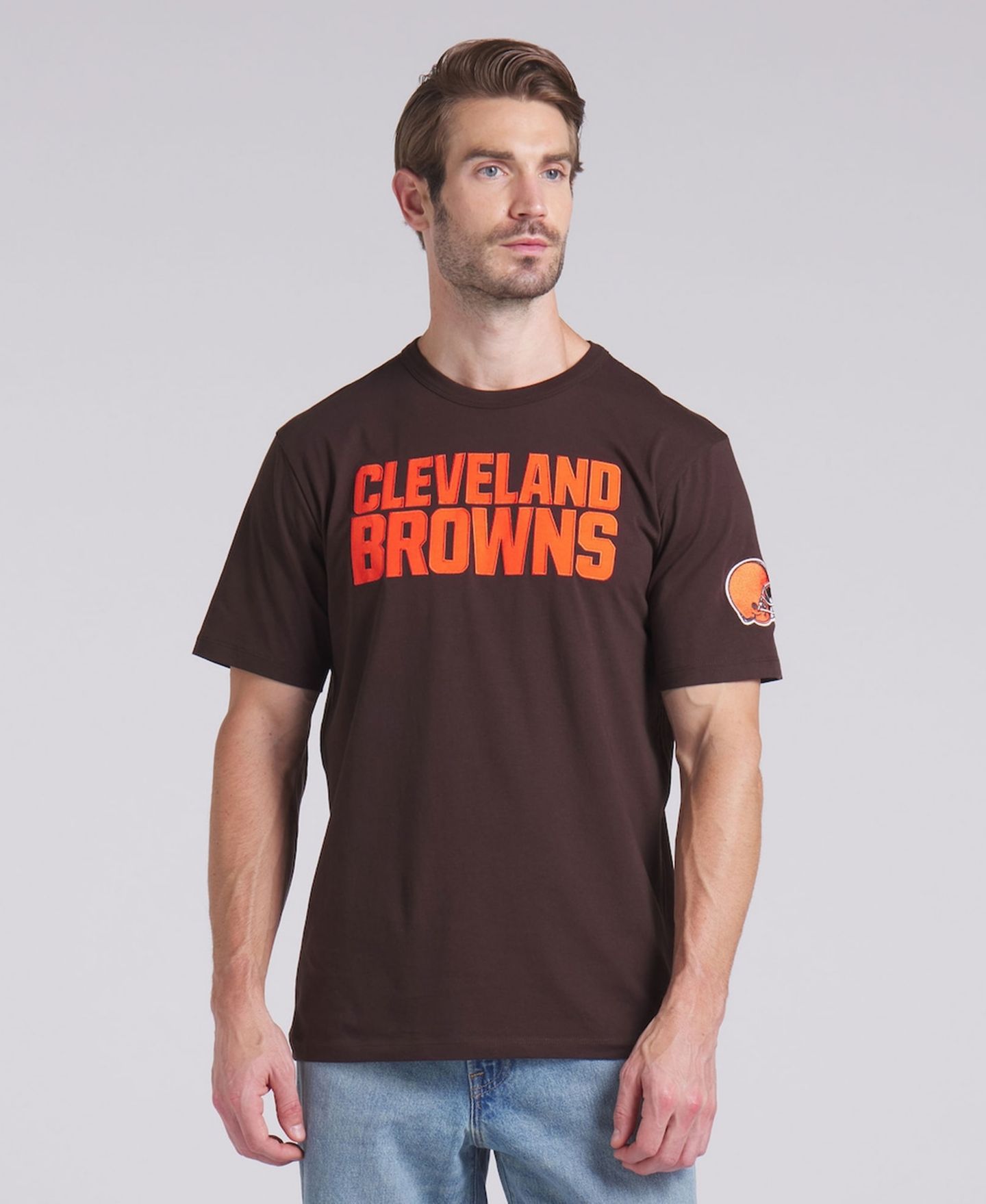 Мужская футболка Fanatics Brown Cleveland Browns Option Route Legacy — фото 4