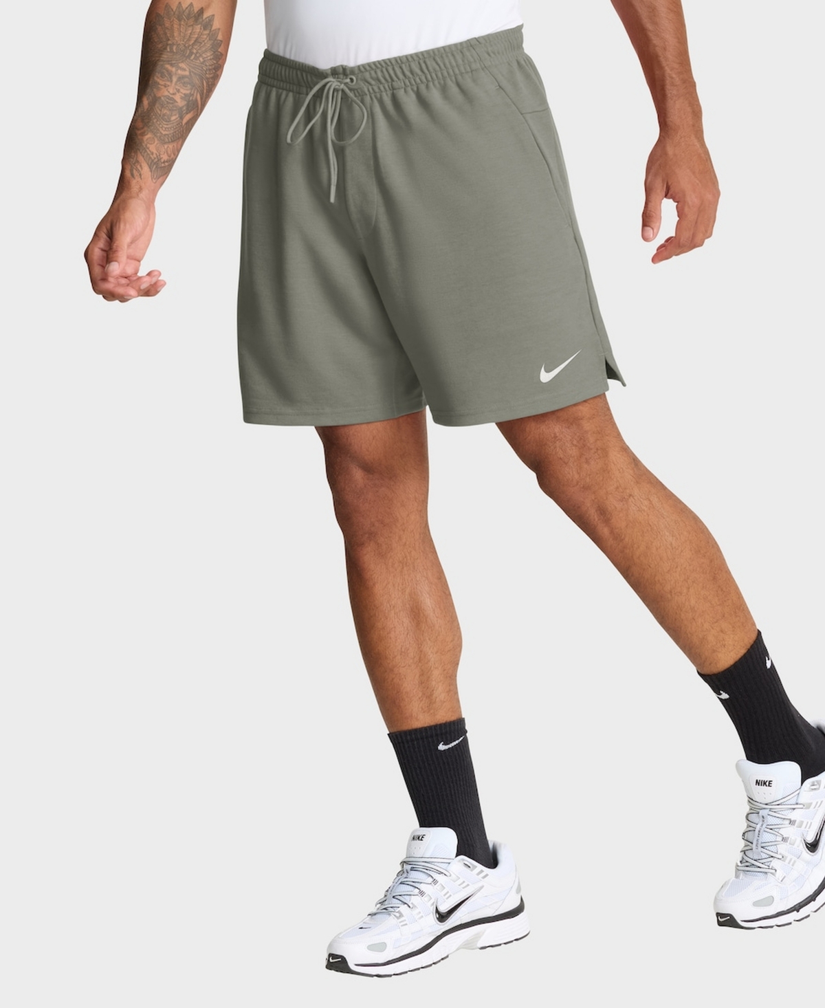 Nike Men's Olive Los Angeles Dodgers Statement Primary Dri-fit Shorts