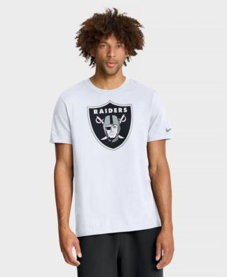 Men's White Las Vegas Raiders Essential Logo T-Shirt