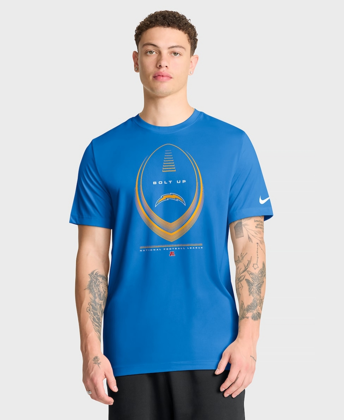 Nike Men's Powder Blue Los Angeles Chargers Legend Icon Dri-fit T-Shirt