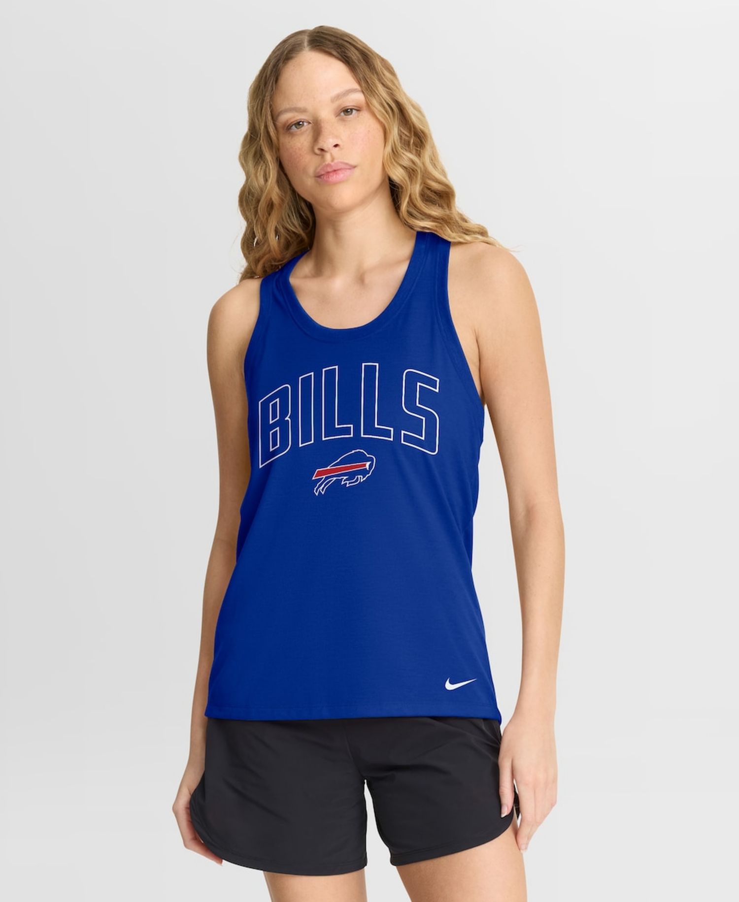 Women's Royal Buffalo Bills Primetime Tri-Blend Dri-FIT Tank Top