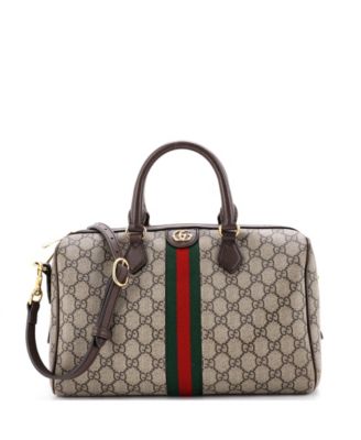 Medium Ophidia Convertible Boston Bag GG Coated Canvas