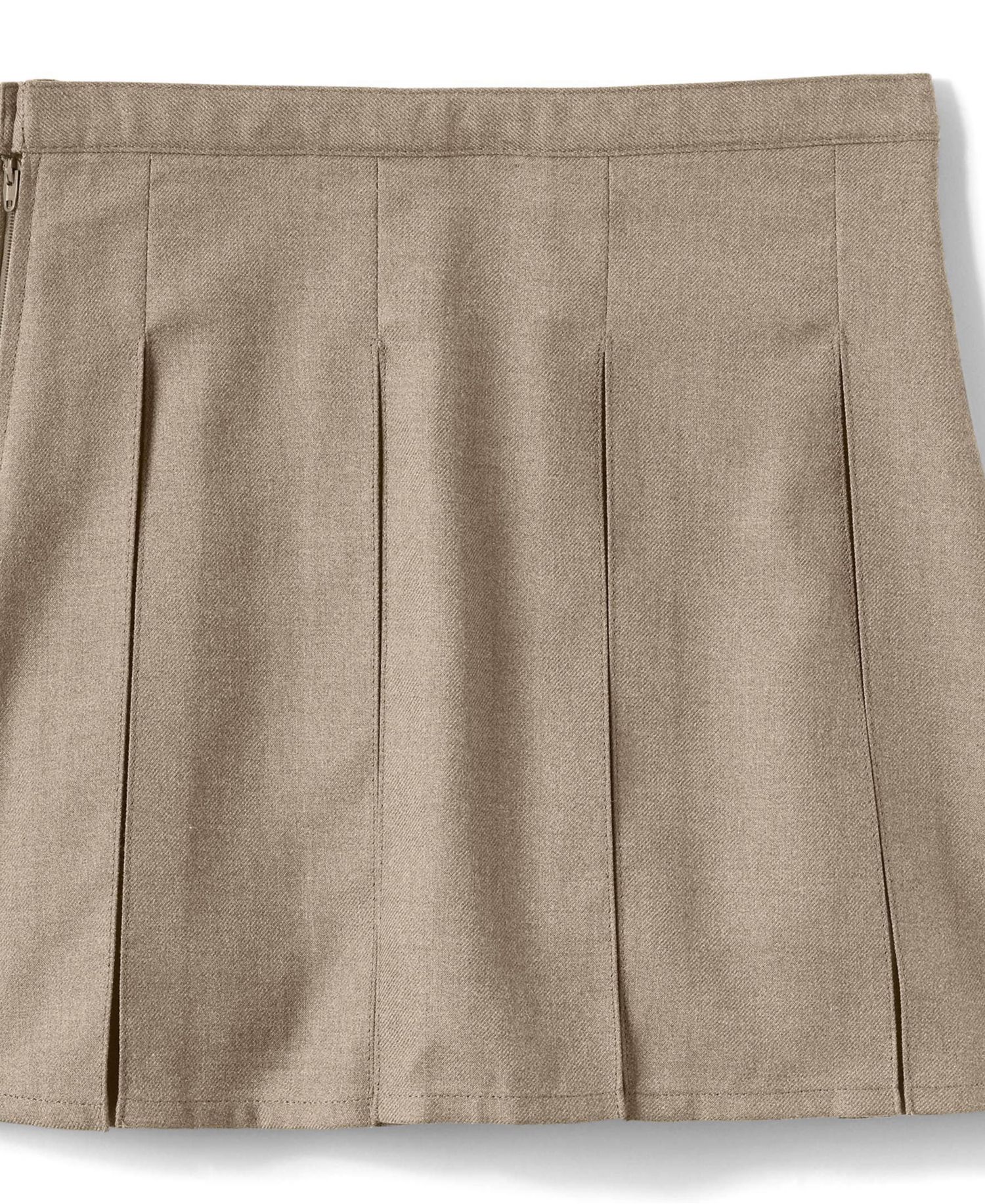 Big Girls Top of Knee Box Pleat Skirt