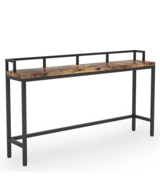 Modern Narrow Console Table for Behind Sofa, Living Room and Entryway Accent
