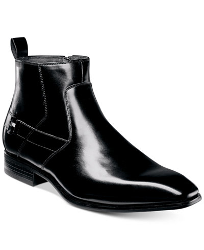 Stacy Adams Men's Montrose Plain-Toe Side-Zip Boots
