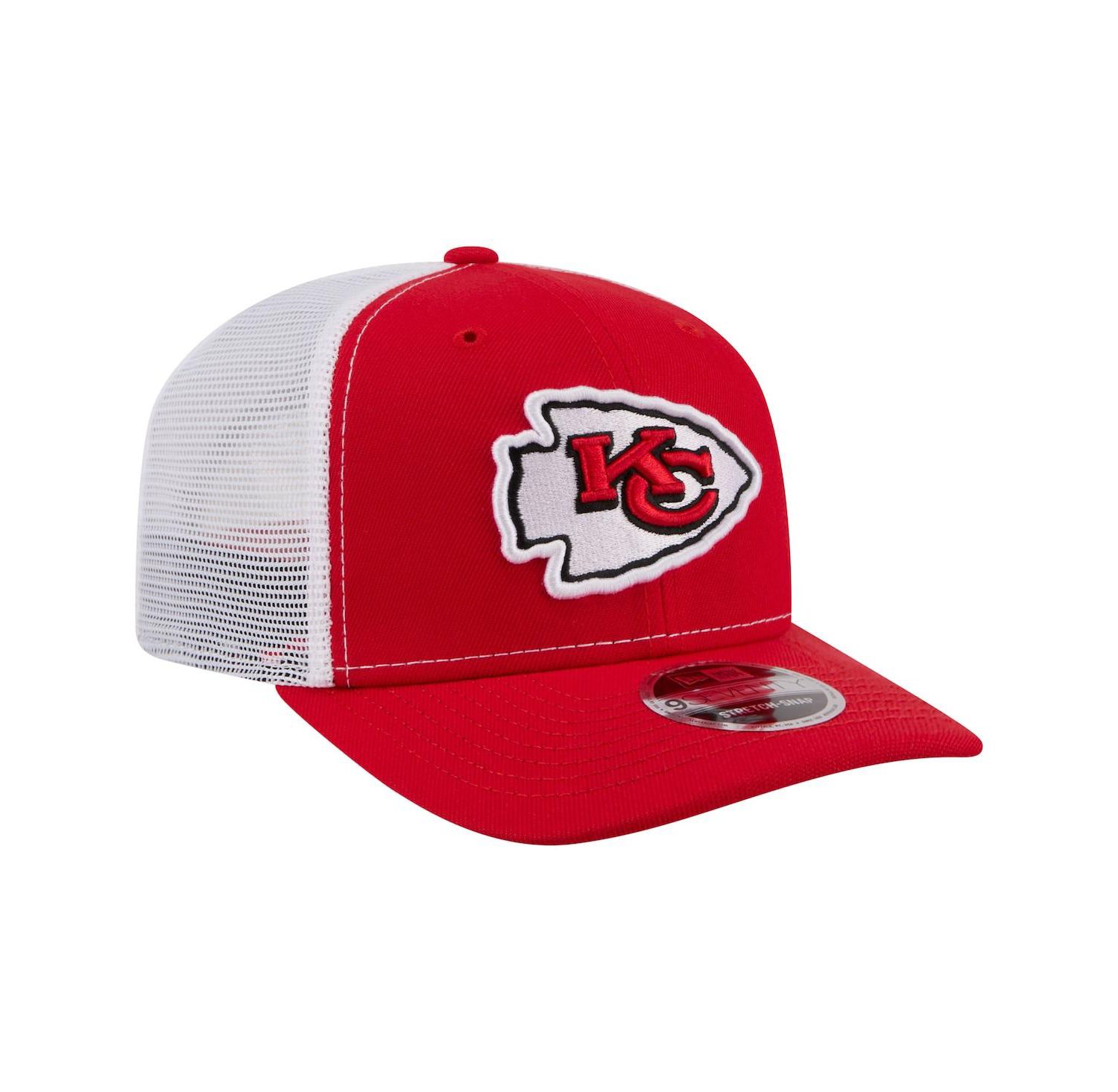 Men's Red Kansas City Chiefs 9SEVENTY Trucker Adjustable Hat