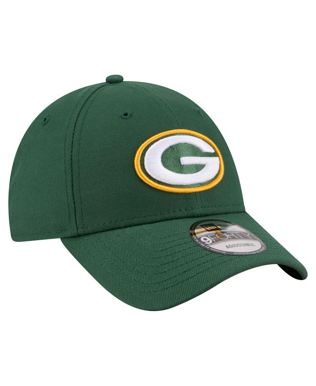 New Era Men's Green Green Bay Packers Core Team 9FORTY Adjustable Hat