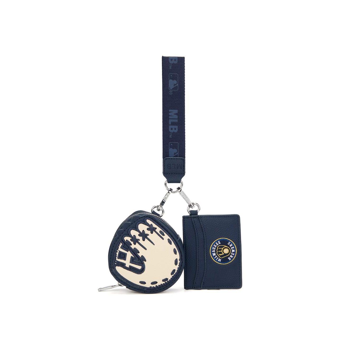 Женский кошелёк Montana West Milwaukee Brewers Glove Wallet Wristlet — фото 1