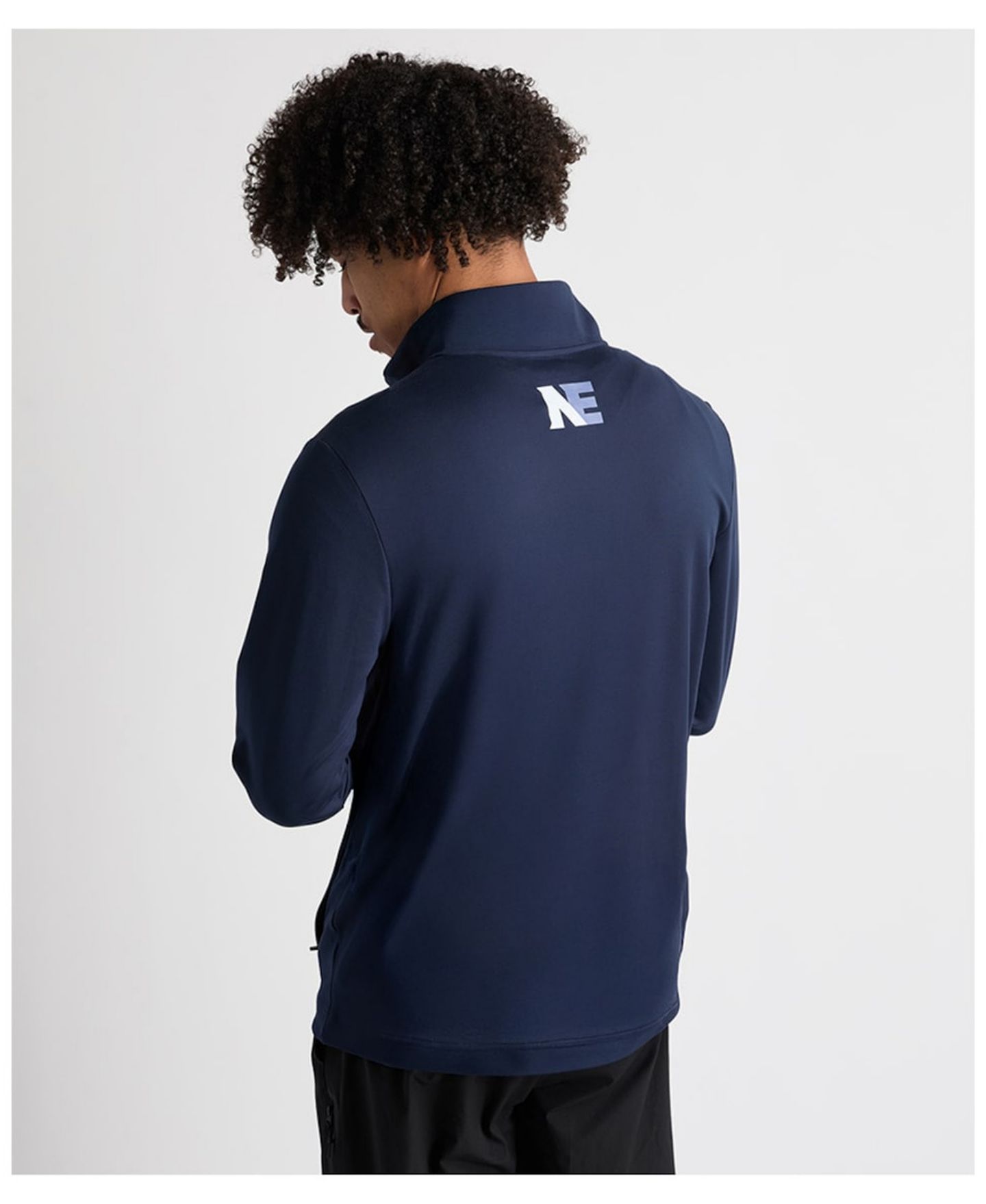 Мужская куртка Charles River Apparel x New England Patriots Navy Nu Fitness Full-Zip — фото 3