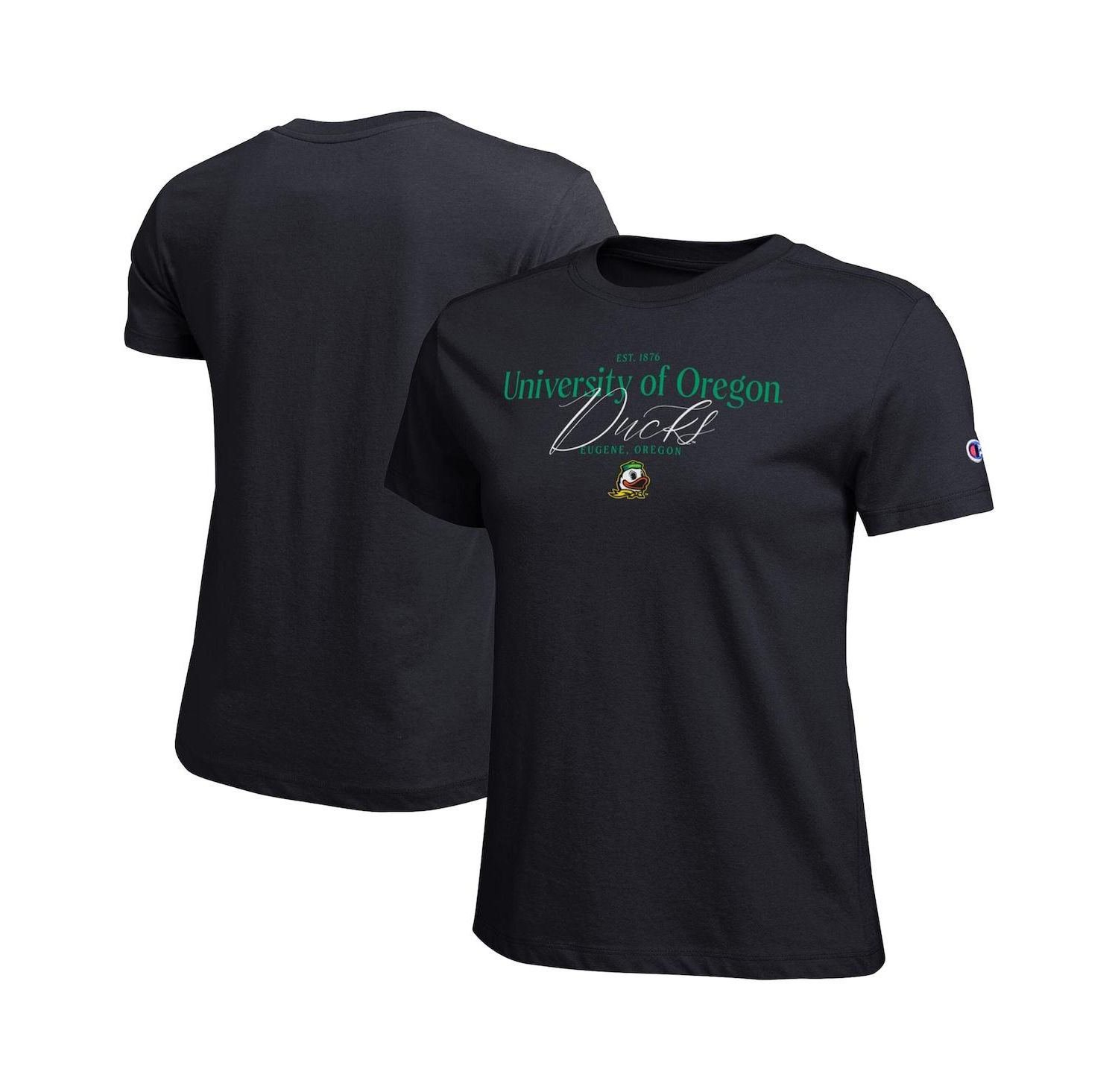 Women's Black Oregon Ducks Lifestyle T-Shirt