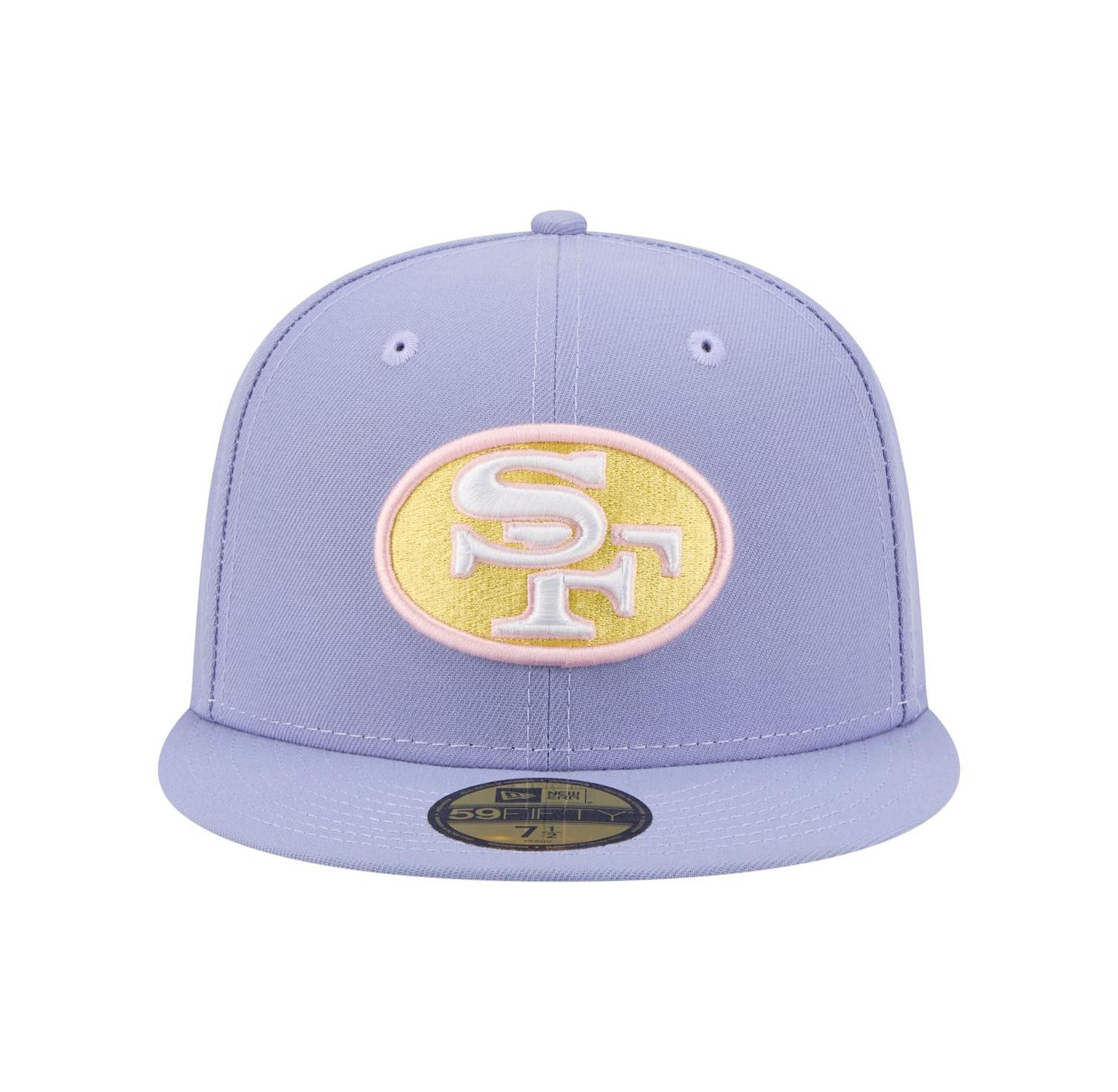 Men's Light Purple San Francisco 49ers Lavender Bloom 59FIFTY Fitted Hat