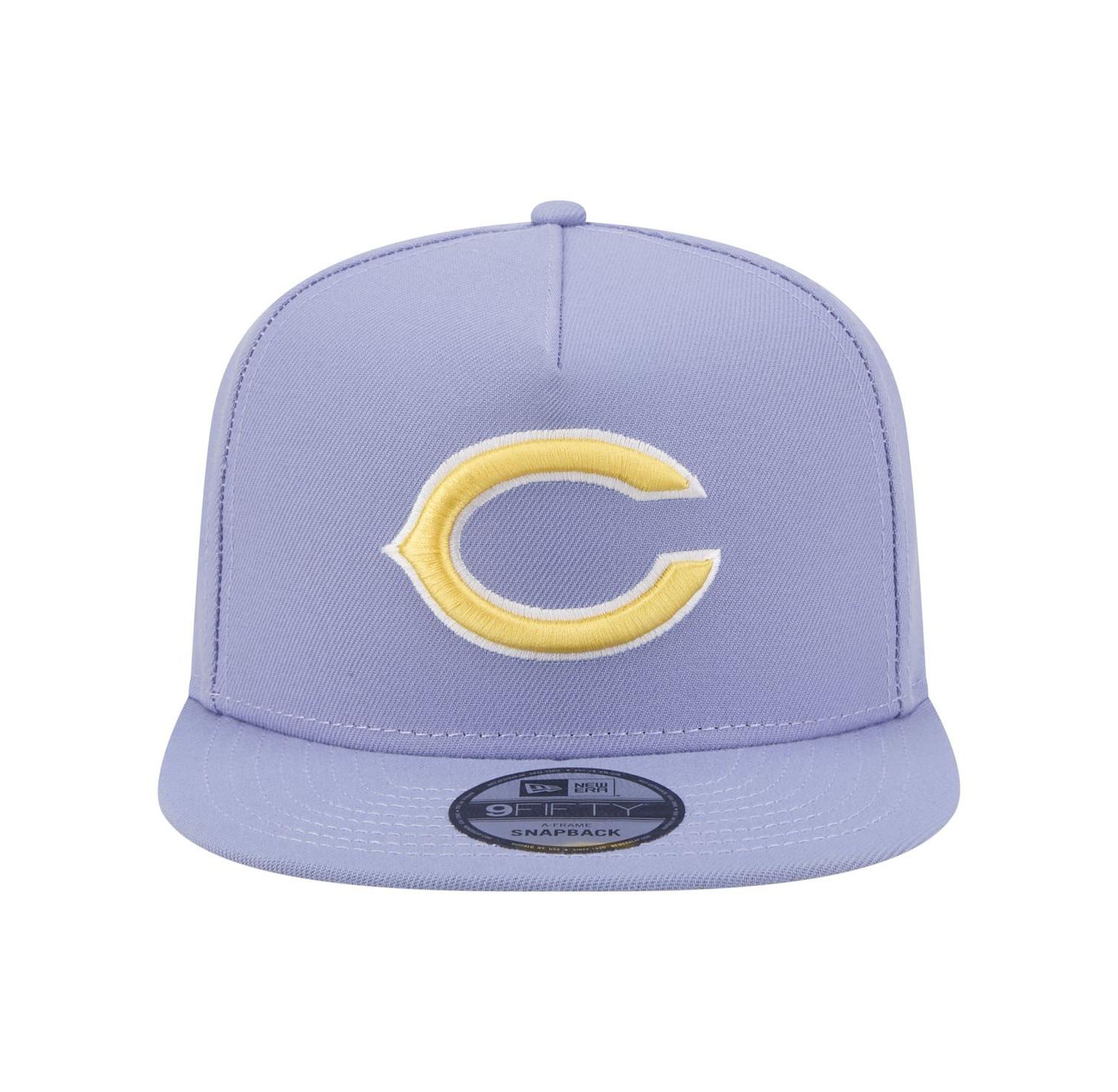 Men's Lavender Chicago Bears Bloom A-Frame 9FIFTY Snapback Hat