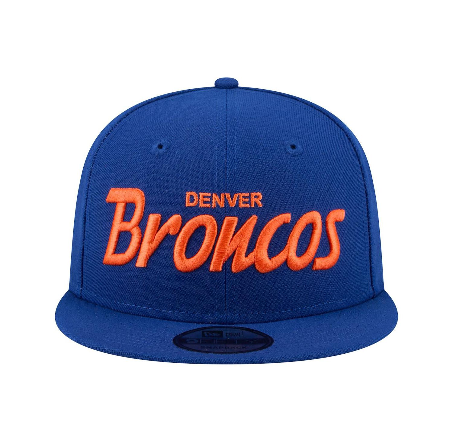 Men's Royal Denver Broncos Core Team Script 9FIFTY Snapback Hat