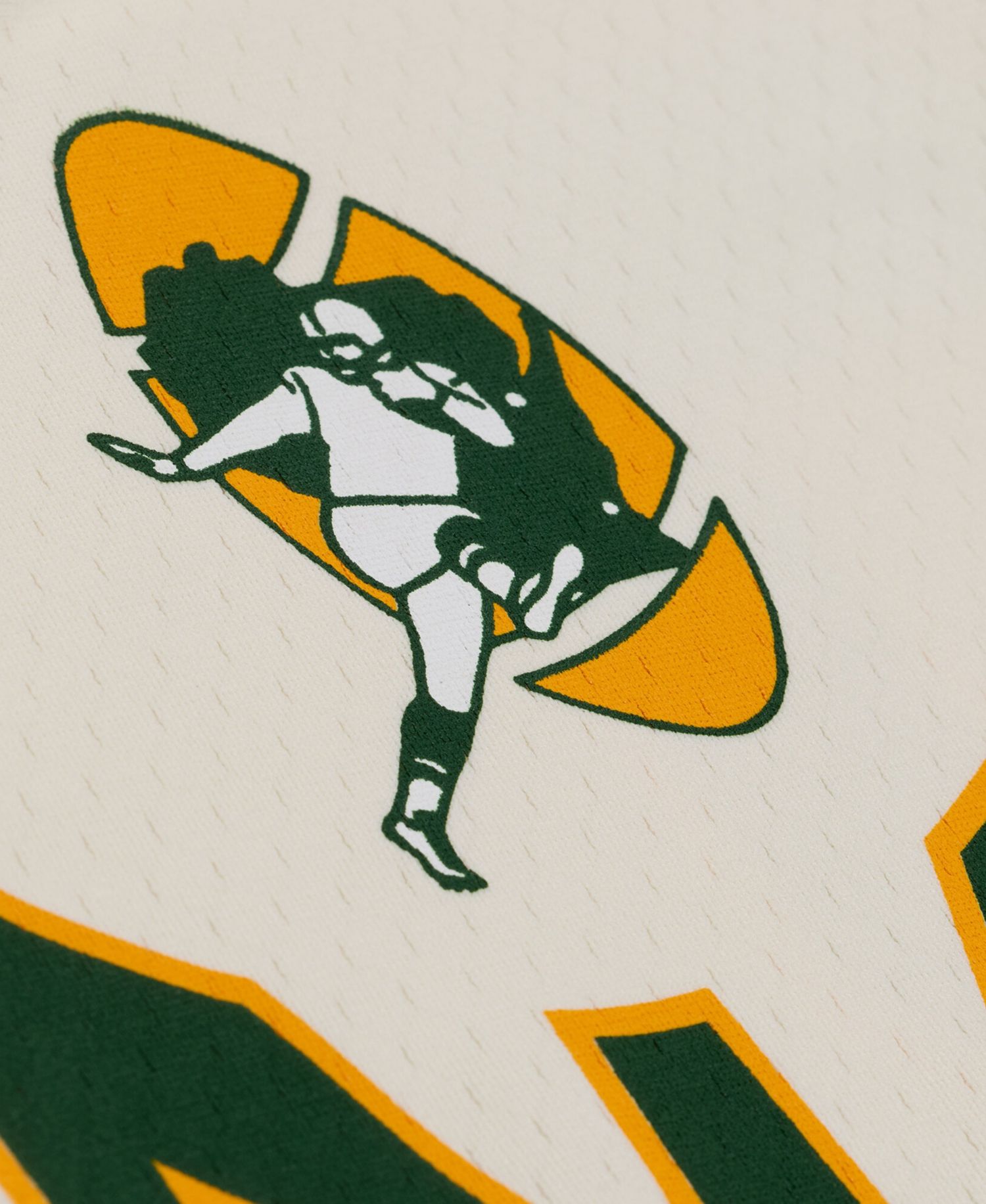 Women's Reggie White Cream Green Bay Packers Retired Player Cropped Fashion Jersey