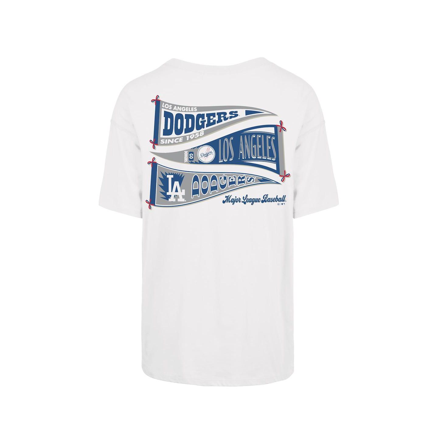 Женская футболка '47 Brand Sand Los Angeles Dodgers Bow Banner Sadie — фото 2