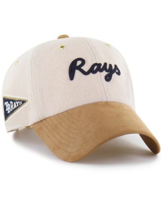 Men's x Natural/Tan Tampa Bay Rays Script Charm Clean Up Adjustable Hat